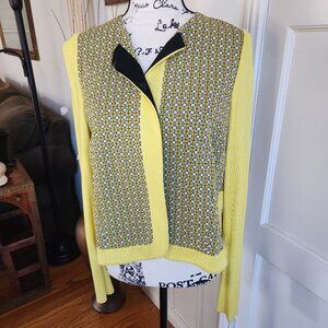 Buchanan Kang Yellow and Black Short Women’s Blazer Sz 6